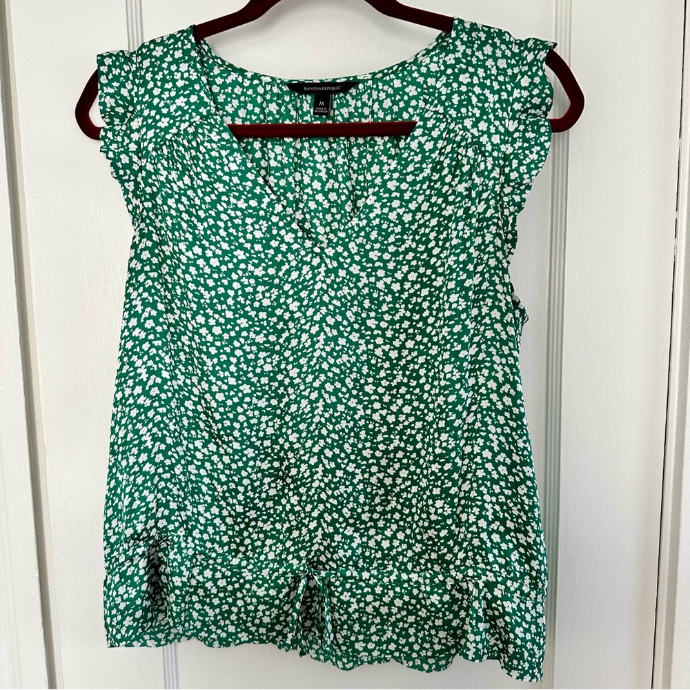 Cap sleeved blouse